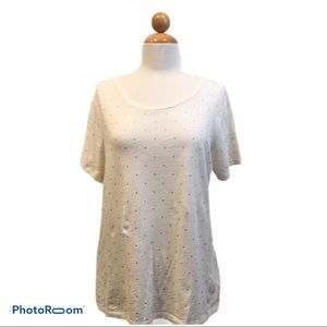 J. Crew Factory Studded Front Shirt